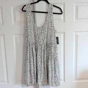 Volcom Black & White Floral Doll Dress